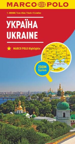 MARCO POLO Länderkarte Ukraine 1:800.000