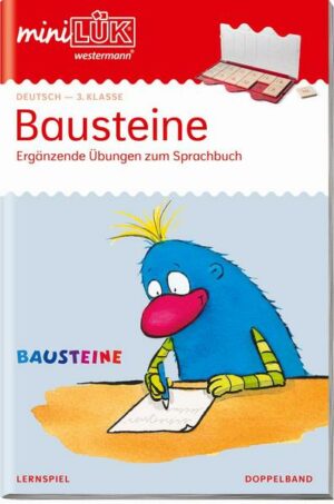 MiniLÜK. Deutsch. 3. Klasse: Bausteine - Ergänzende Übungen zum Sprachbuch (Doppelband)
