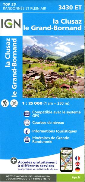 La Clusaz Grand Bornand 1:25 000