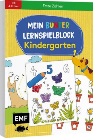 Mein bunter Lernspielblock – Kindergarten: Erste Zahlen