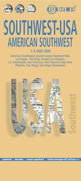 American Southwest 1 : 3 000 000. Road Map + City Maps