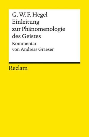 Einleitung zur Phänomenologie des Geistes