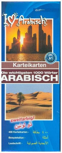 Karteikartenbox 1000 Wörter Arabisch Niveau A1