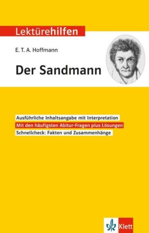 Lektürehilfen E.T.A. Hoffmann 'Der Sandmann'