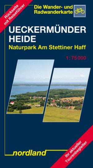 Deutsche Ostseeküste 08. Ueckermünder Heide / Oderhaff 1 : 75 000