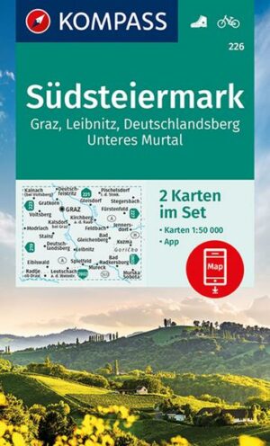 KOMPASS Wanderkarten-Set 226 Südsteiermark