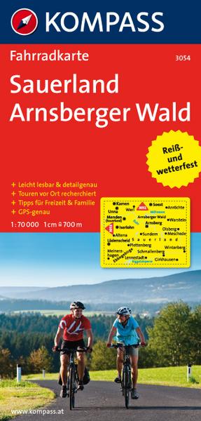 KOMPASS Fahrradkarte Sauerland - Arnsberger Wald