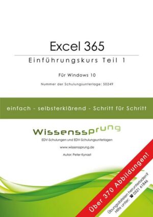 Excel 365 - Einführungskurs Teil 1