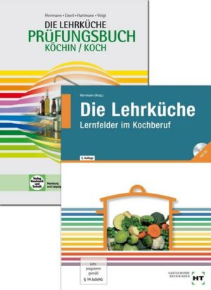 Paketangebot: Die Lehrküche und Prüfungsbuch Köchin/Koch