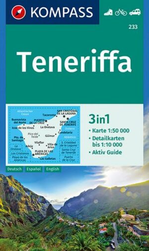 KOMPASS Wanderkarte 233 Teneriffa 1:50.000