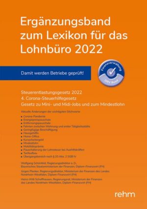 Ergänzungsband zum Lexikon für das Lohnbüro 2022