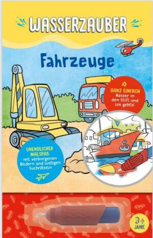 Wassermalbuch Fahrzeuge