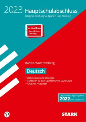 STARK Original-Prüfungen und Training Hauptschulabschluss 2023 - Deutsch 9. Klasse - BaWü