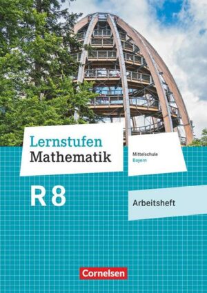 Lernstufen Mathematik 8. Jahrgangsstufe - Mittelschule Bayern - Arbeitsheft mit eingelegten Lösungen