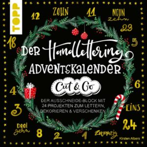 Der Handlettering-Adventskalender - Cut & Go