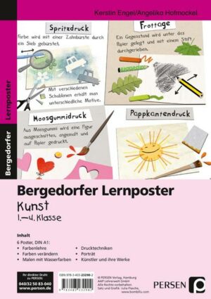 Lernposter Kunst - 1.-4. Klasse