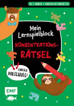 Endlich Vorschule! Mein Lernspielblock – Konzentrationsrätsel