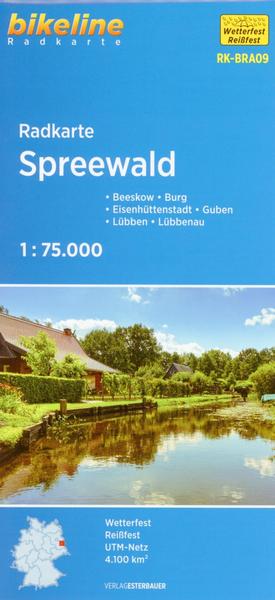 Bikeline Radkarte Deutschland Spreewald 1 : 75 000