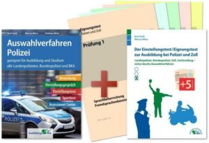 Auswahlverfahren und Einstellungstest Polizei – alles in einem Paket