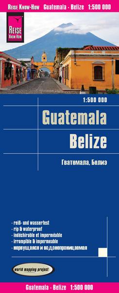 Reise Know-How Landkarte Guatemala