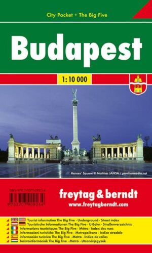 Budapest 1 : 10 000 City Pocket + The Big Five