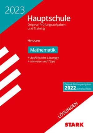 STARK Lösungen zu Original-Prüfungen und Training Hauptschule 2023 - Mathematik - Hessen