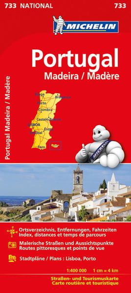 Michelin Portugal Madeira 1 : 400 000