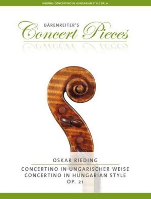 Bärenreiter's Easy Concertos: Concertino in ungarischer Weise op. 21