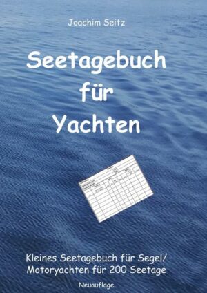 Seetagebuch für Yachten