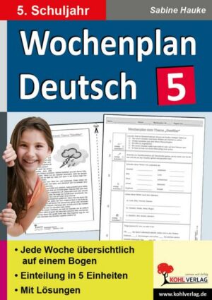 Wochenplan Deutsch 5