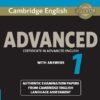 Cambridge English Advanced 1 for updated exam. Student's Book with answers