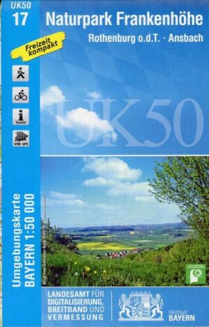 Naturpark Frankenhöhe 1 : 50 000 (UK50-17)