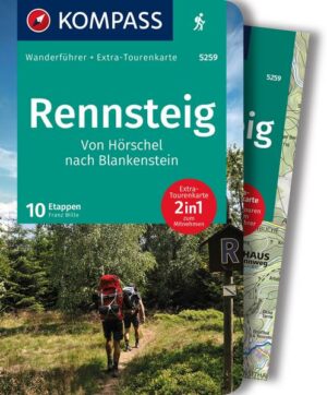 KOMPASS Wanderführer Rennsteig