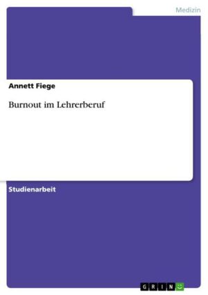 Burnout im Lehrerberuf