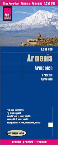 Reise Know-How Landkarte Armenien / Armenia (1:250.000)