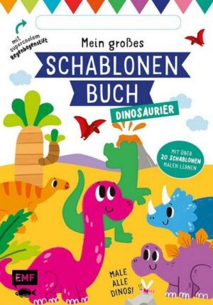 Mein großes Schablonen-Buch – Dinosaurier
