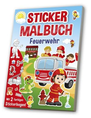 Mal- & Stickerbuch: Feuerwehr
