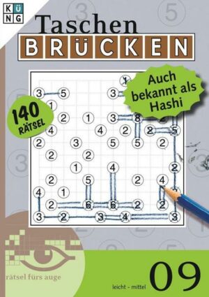 Brücken-Rätsel 09 - Auch als Hashi bekannt