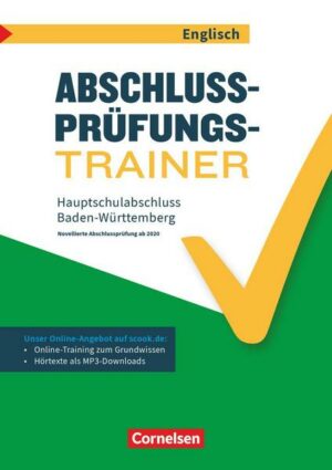 Abschlussprüfungstrainer Englisch 9. Schuljahr - Baden-Württemberg - Hauptschulabschluss