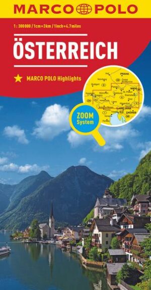 MARCO POLO Länderkarte Österreich 1:300 000