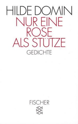 Nur eine Rose als Stütze