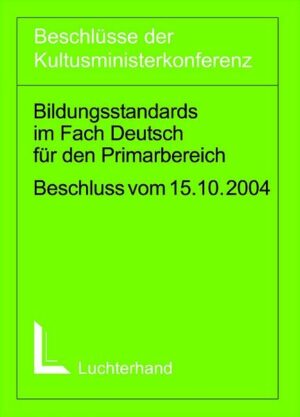 Bildungsstandards im Fach Deutsch für den Primarbereich (Jah