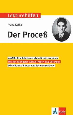 Klett Lektürehilfen Franz Kafka