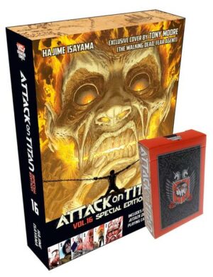 Attack on Titan 16: Manga Special Edition with Playing Cards