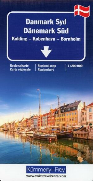 Dänemark Süd Regionalkarte 1 : 200 000