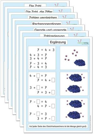 Sparpaket: Matheplakate Klasse 1