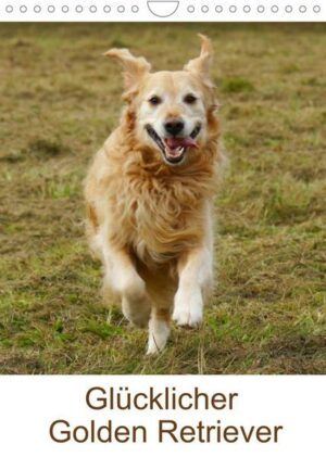 Glücklicher Golden Retriever (Wandkalender 2023 DIN A4 hoch)