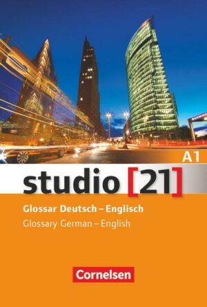 Studio 21 Grundstufe A1: Gesamtband. Vokabeltaschenbuch Deutsch-Englisch
