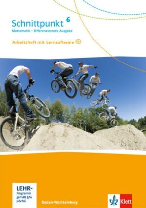 Schnittpunkt Mathematik - Differenzierende Ausgabe für Baden-Württemberg. Arbeitsheft mit Lösungsheft und Lernsoftware 6. Schuljahr