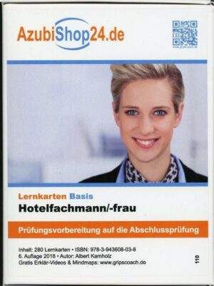 AzubiShop24.de Basis-Lernkarten Hotelfachmann/-frau